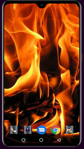 Android application Fire Wallpaper screenshort