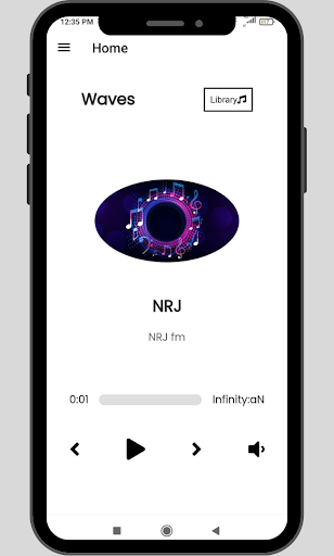 Android application NRJ screenshort