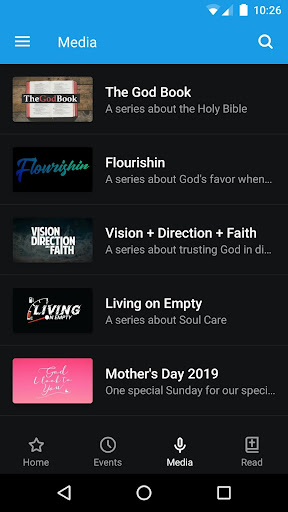 Coastal Chapel App Screen 3