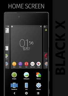 BLACK X Xperia Themeのおすすめ画像5