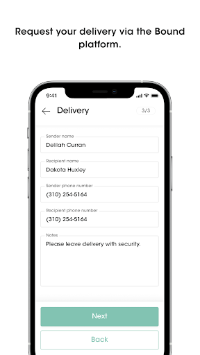 Bound - Delivery Screen 3