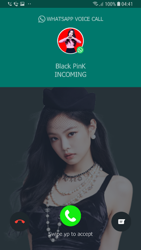 Android application Black Pink call you - Kpop screenshort