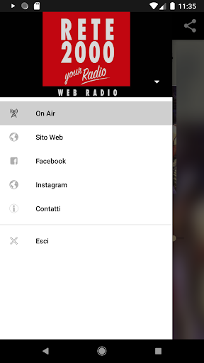 Radio Rete 2000 Screen 3