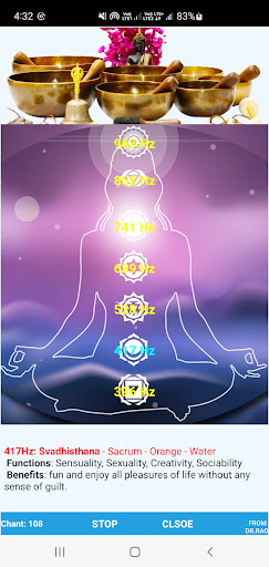 Chakra Bowl Sounds Screen 2
