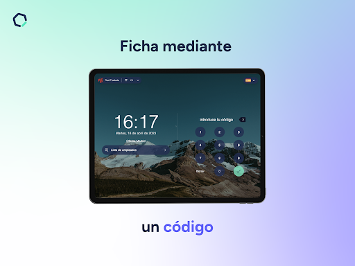 Sesame Wall - Punto de fichaje Screen 3