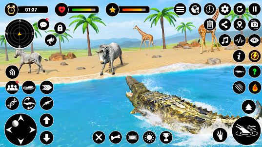 Angry Crocodile - Animal Games
