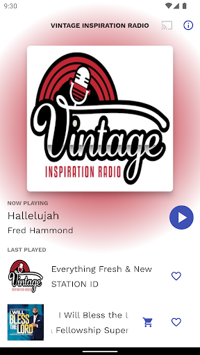 Android application VINTAGE INSPIRATION RADIO screenshort