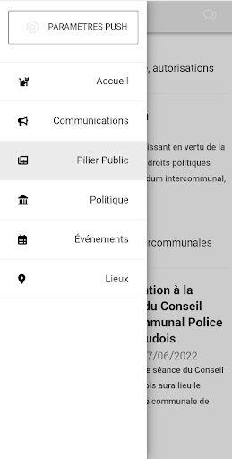 Android application Commune de Mathod screenshort