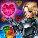 Magical Jewels of Kingdom Knights: Match 3 Puzzle icon