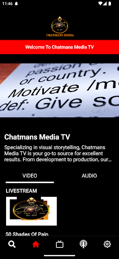 Android application Chatmans Media TV screenshort