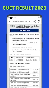 CUET Result 2023 App