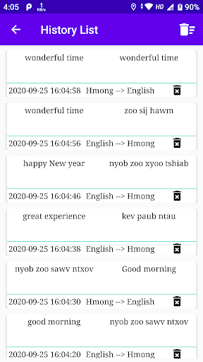 English To Hmong Translator Screen 2