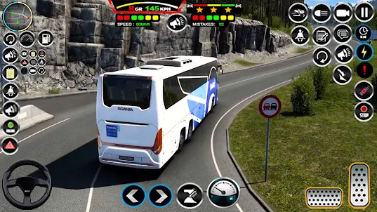 Real Coach Bus Driving Games