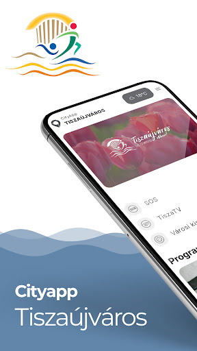 Android application CityApp Tiszaújváros screenshort