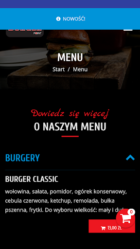 Android application American Burger Point screenshort