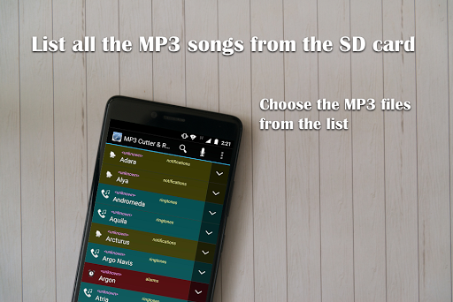 Android application MP3 Cutter & Ringtone Maker screenshort