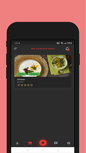 FoodDoozy Owner Screen 2