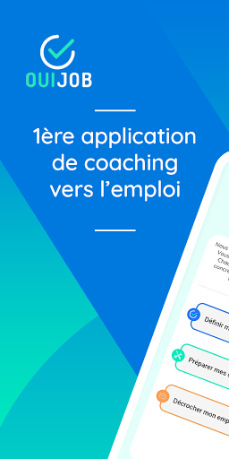 Android application OUIJOB, Mon Coach Emploi screenshort