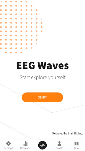 Android application EEG Waves screenshort