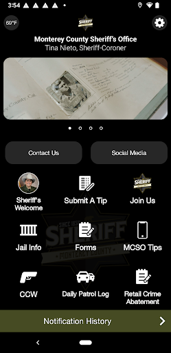 Android application Monterey County Sheriff screenshort