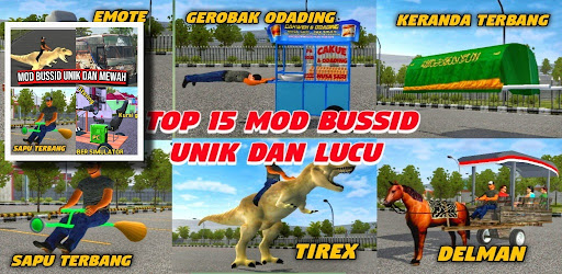 Android application Mod Bussid Lengkap Unik Mewah screenshort
