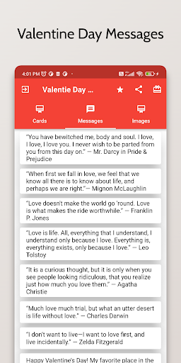 Valentine Day Wishes Screen 3