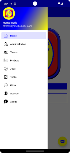 Android application MyIntelliTask: Manage Projects screenshort