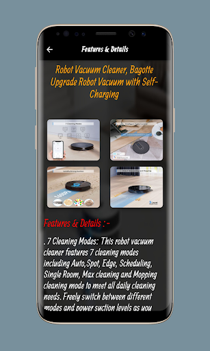 Robot Vacuum Cleaner Guide Screen 3