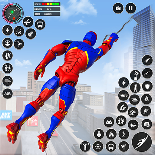 Spider Rope Flying Hero games 1.0.10 Icon