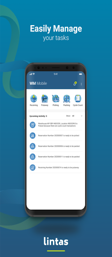 Lintas Warehouse Management Screen 2