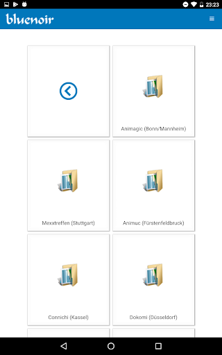 Android application bluenoir.de screenshort