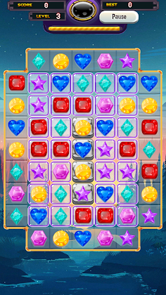 Cryztal Crush - Match 3 Puzzle - Screenshot 3
