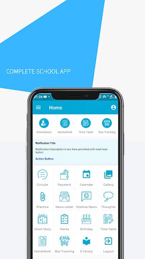 Android application Amcha Ghar School screenshort
