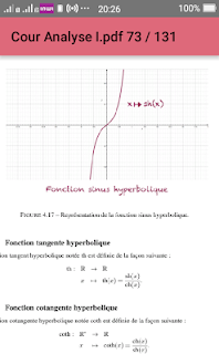 Maths : Cours d’analyse I