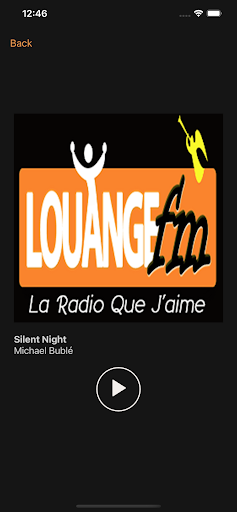 Louange FM Screen 2