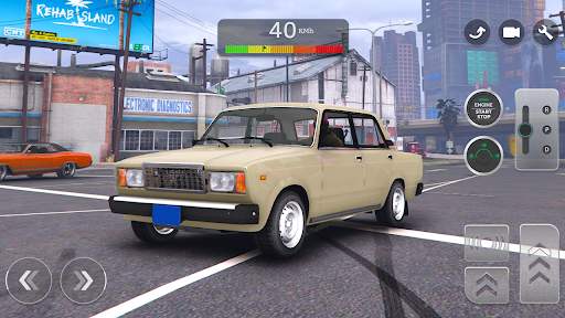 Android application Village Driver VAZ 2107 Soviet screenshort