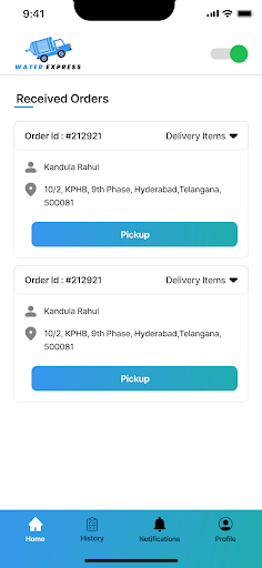 WE Delivery Screen 3