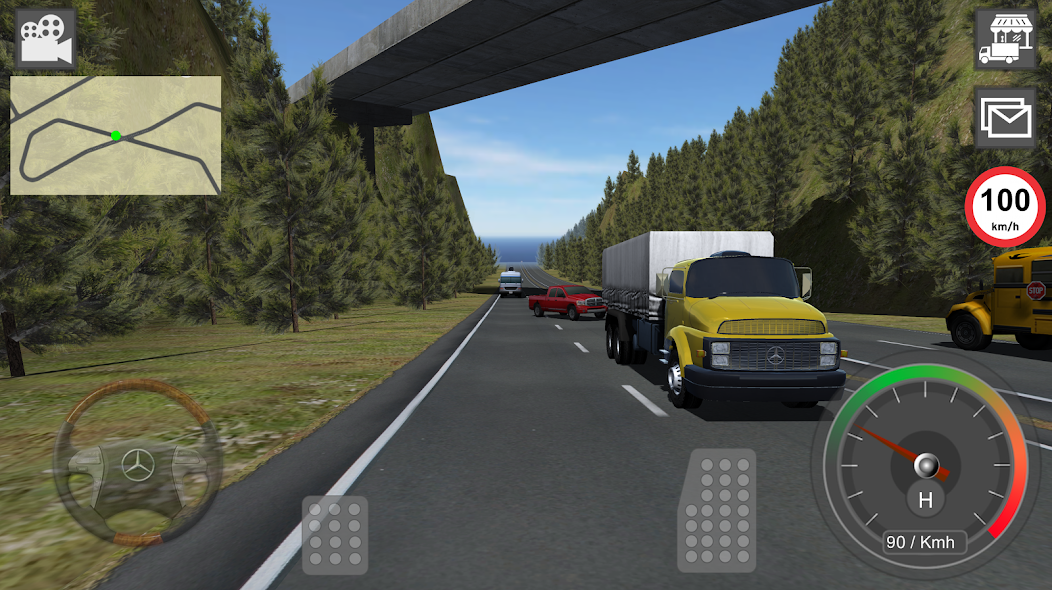 Mercedes Benz Truck Simulator v40 APK + Mod [Unlocked] for Android