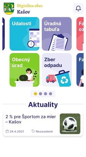Android application Kašov screenshort