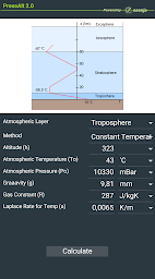 PressAlt - Atmospheric Pressure Calculator