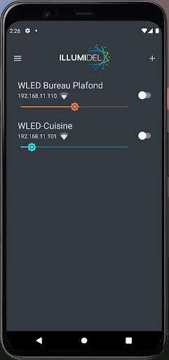 Android application Illumidel screenshort