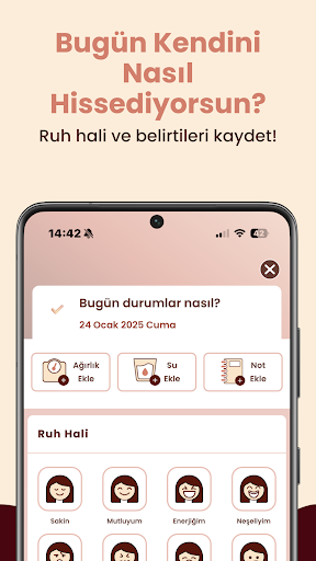 Elika Kadın: Regl Takvimi Screenshot 4 - AppWisp.com