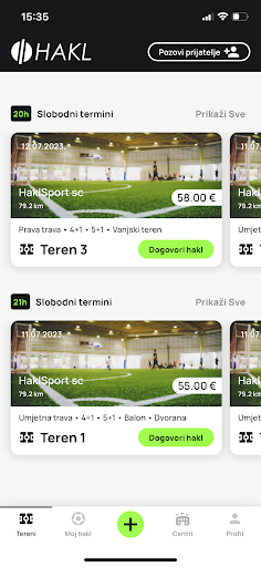 Android application HAKL screenshort