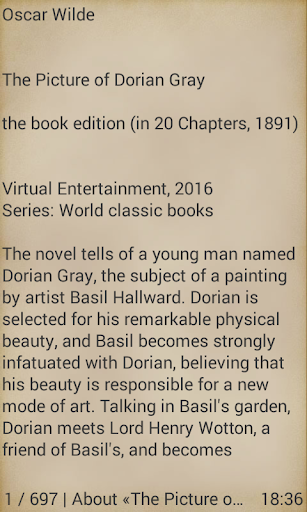 The Picture of Dorian Gray Screen 2