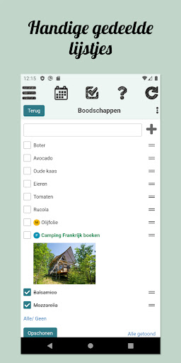 Klender, gedeelde gezinsagenda Screen 2