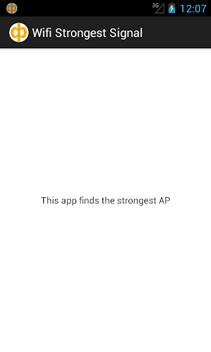 Wifi Strongest signal