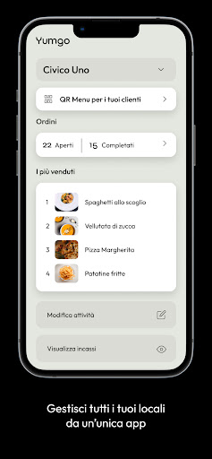 Yumgo: Menu e ordini digitali Screen 2