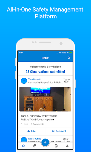 Android application Td Safety screenshort