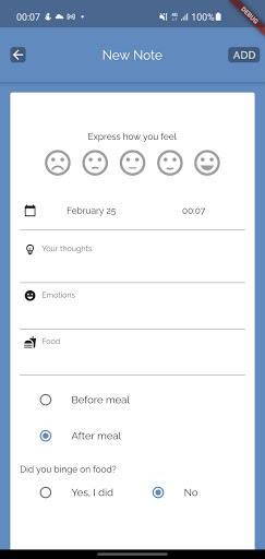 Eating Enlightenment Journal Screen 3