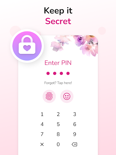 Screenshot of Period Tracker and Calendar